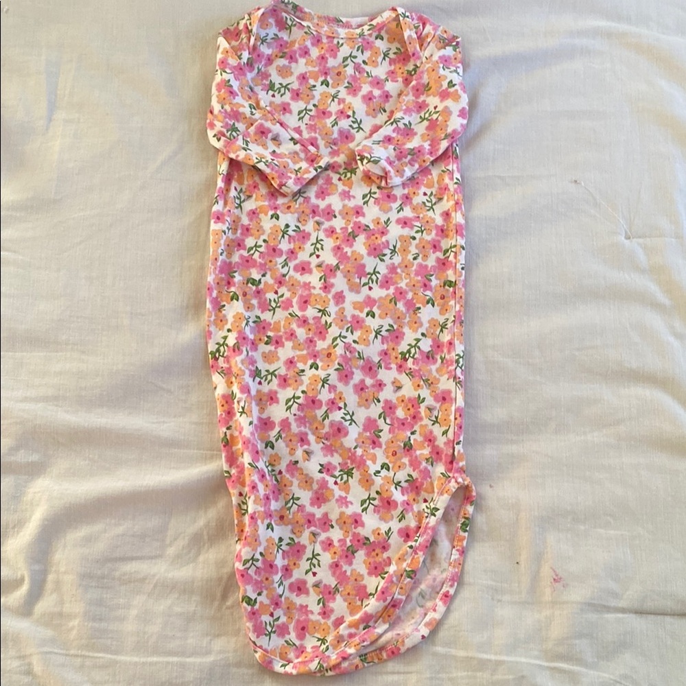 Baby girl floral gown
